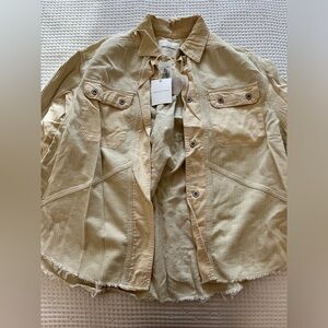Ecru Nordstrom Thread & Supply Utility Shirt XS